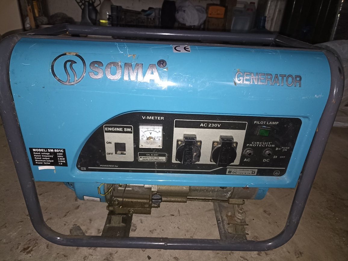Бензиновый генератор Soma SM-801C (3 кВт)