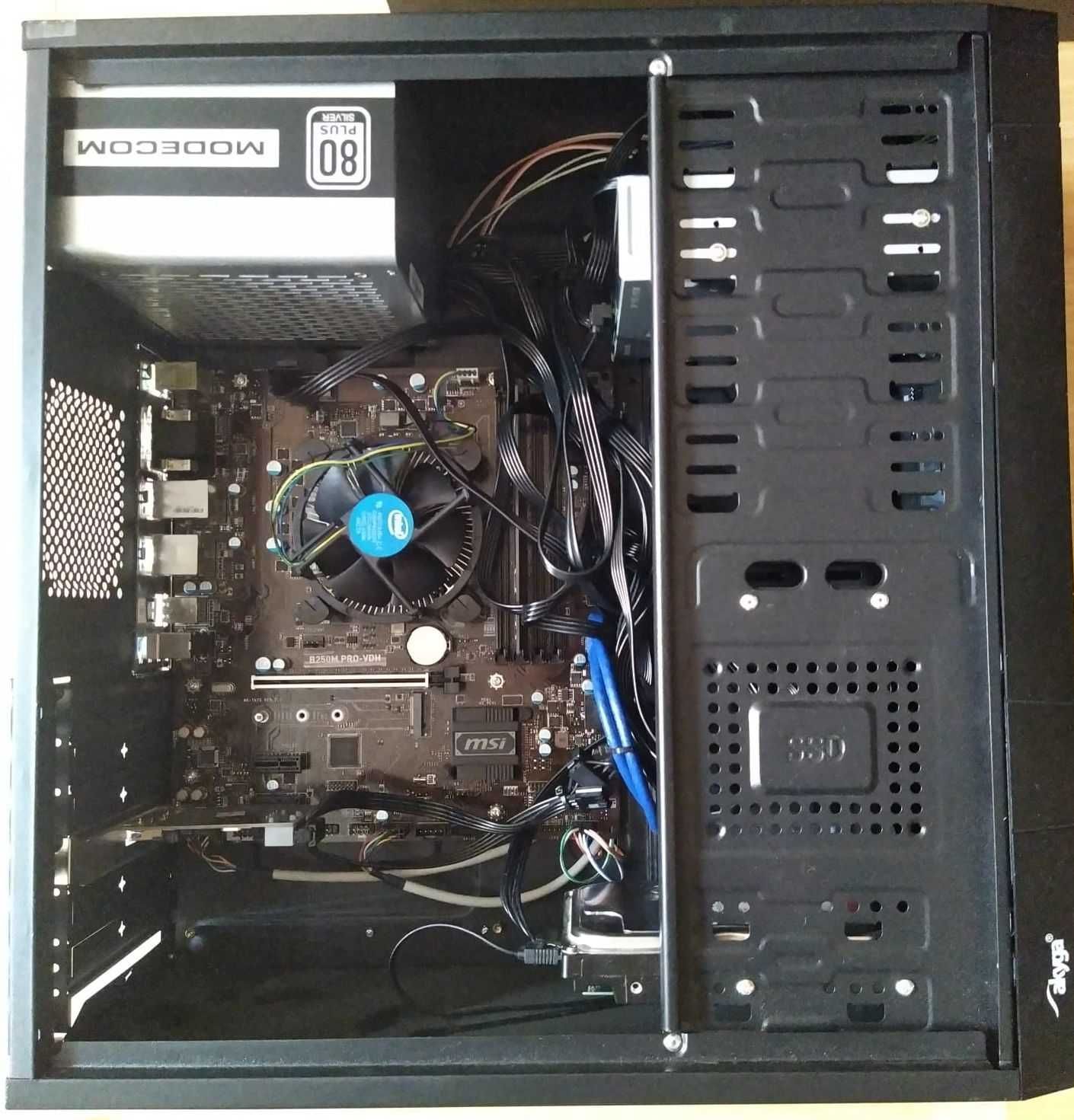 Nowy Komputer PC 3.6Ghz, MSI B250M PRO-VDH, 4Gb DDR4, 1TB Okazja
