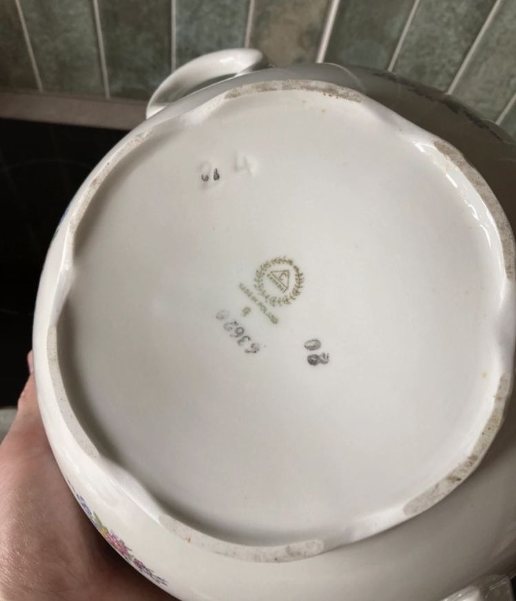Stara waza porcelanowa na zupę Chodzież PRL