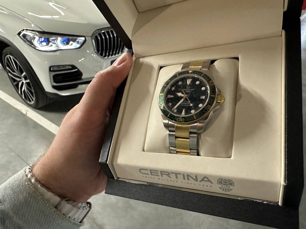 Часы Certina DS Action Diver , новые абсолютно !
