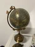 Globo terrestre vintage - decoração de viagem mapa mundi retrô