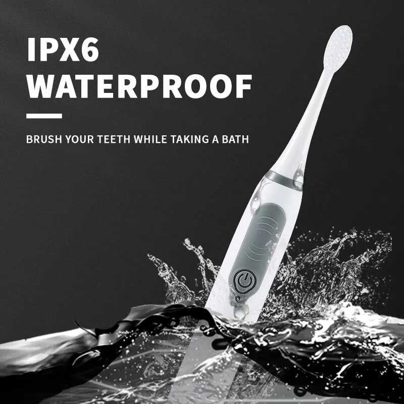 Электрическая массажная зубная щетка водонепроницаемая IPX6