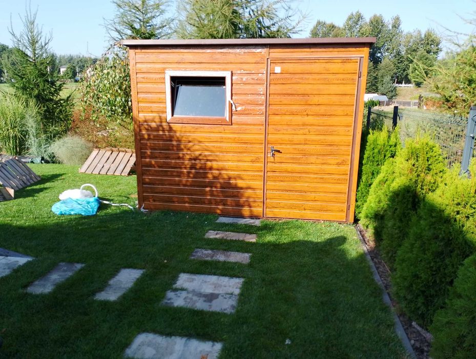 Domek Narzędziowy 3x3 plus wiata Gratis Transport i montaż Ocynk