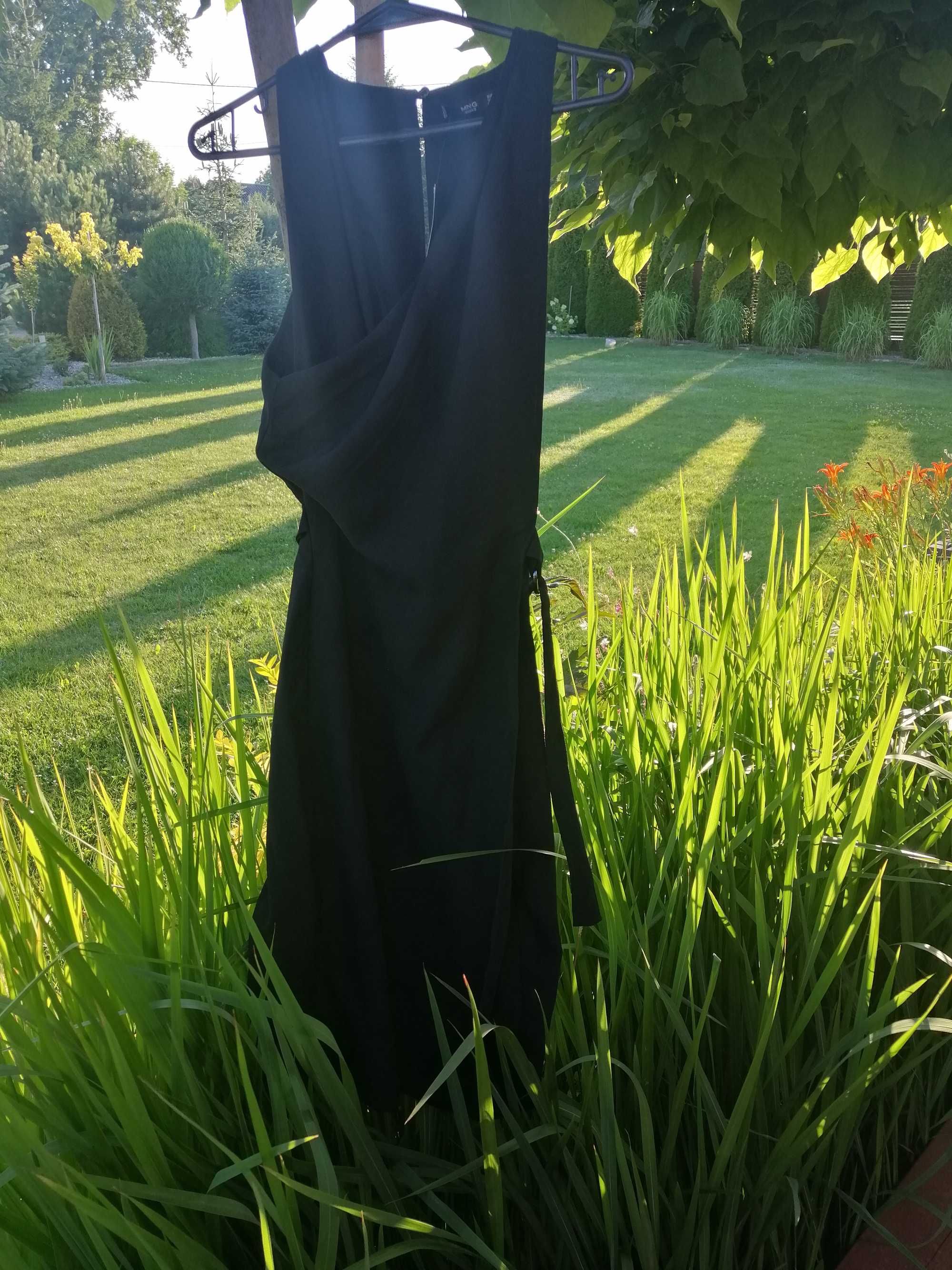 Nowa sukienka 36 S Mango mała czarna asymetryczna elegancka