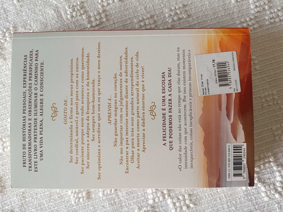 Vendo livro " Pensar Olhar e Viver"