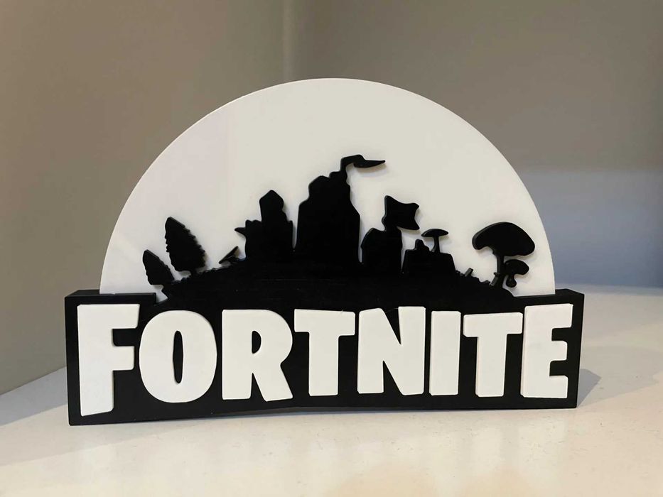 Fortnite Logo impressão 3D