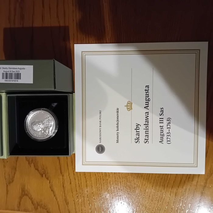 50 zł August III Sas - Skarby Stanisława Augusta