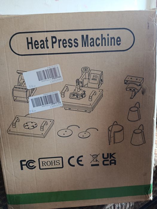 Prensa 8-1 Máquina de termofixação