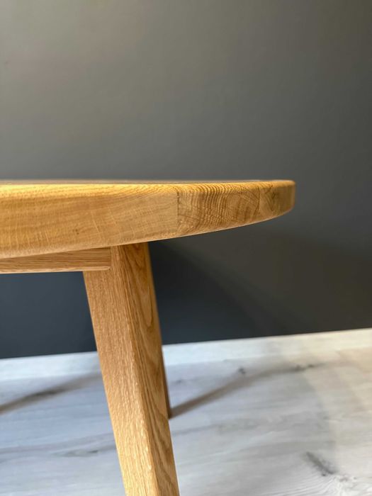 Stół dębowy śr. 110 cm