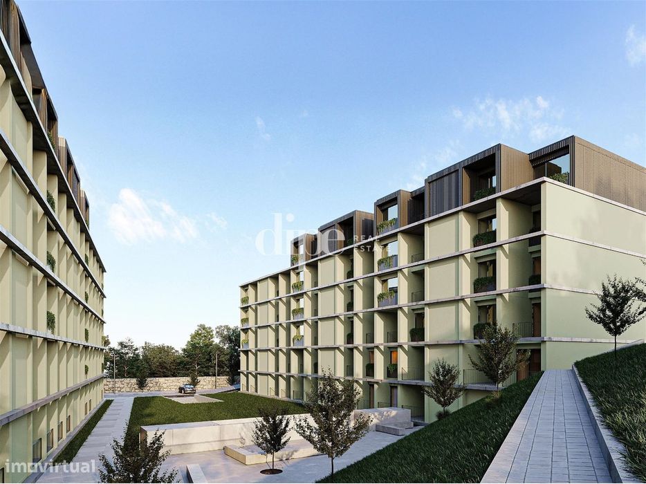 Apartamento T2 novo inserido no condomínio privado em Guimarães