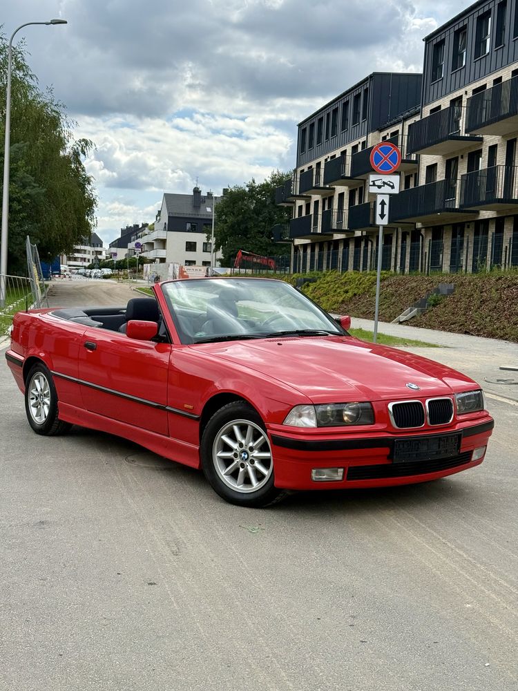 BMW e36 cabrio 1999r klima Hellrot
