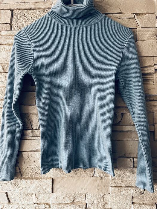 Golf damski prążkowany