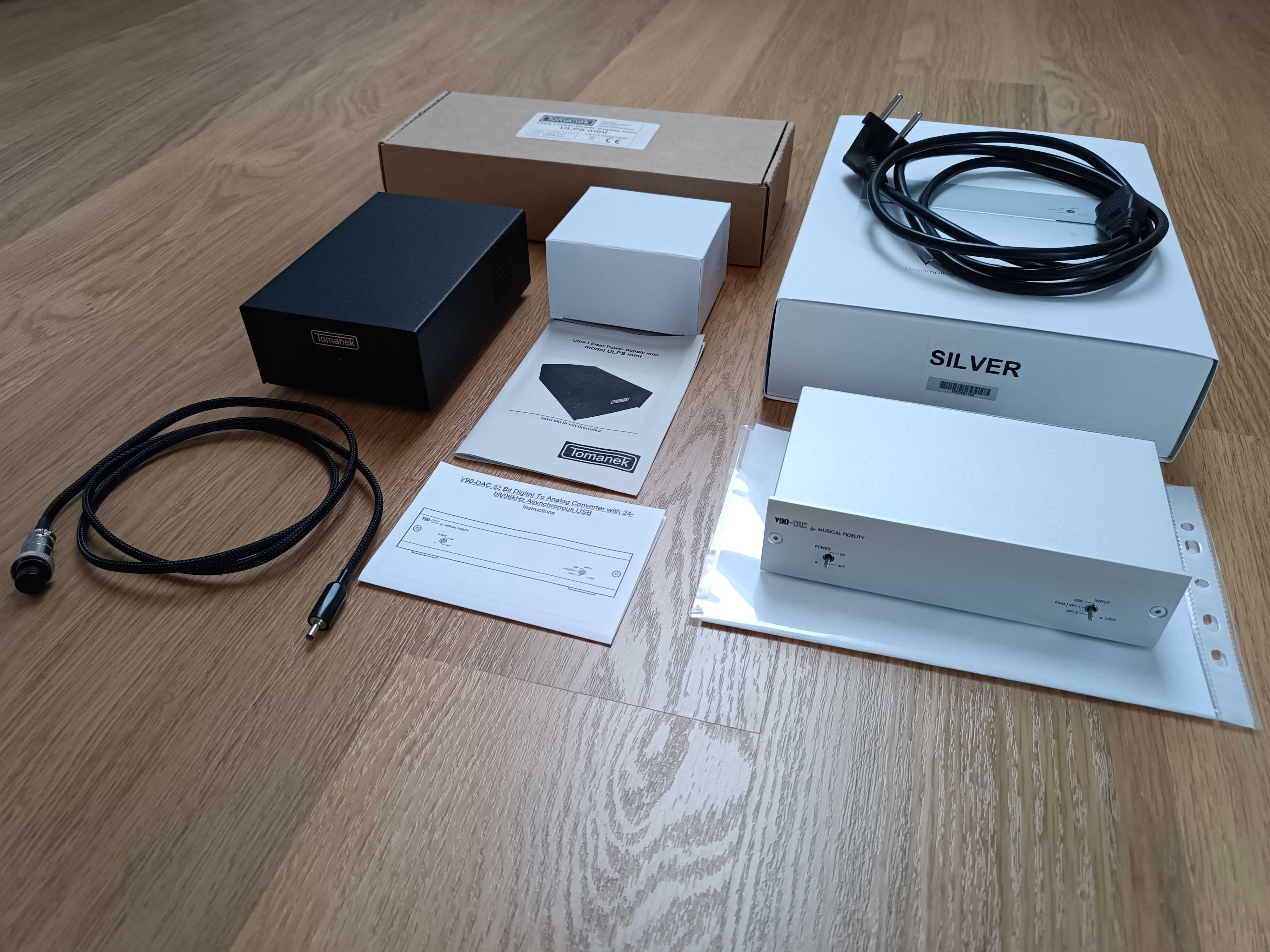 DAC Musical Fidelity V90 + zasilacz TOMANEK, 1 właściciel, GWARANCJA!