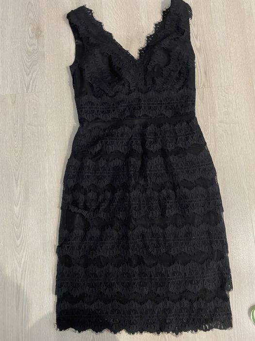 Гіпюрова сукня маленьке чорне плаття не zara