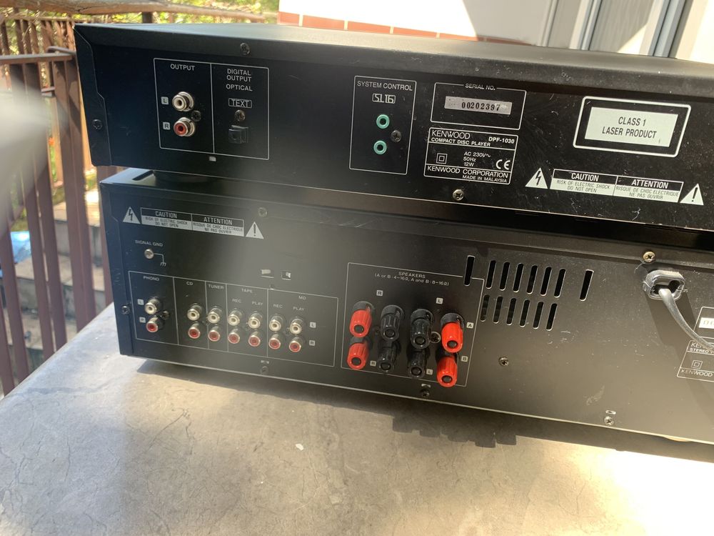 Kenwood compact disc player i stereo integrated amplifier