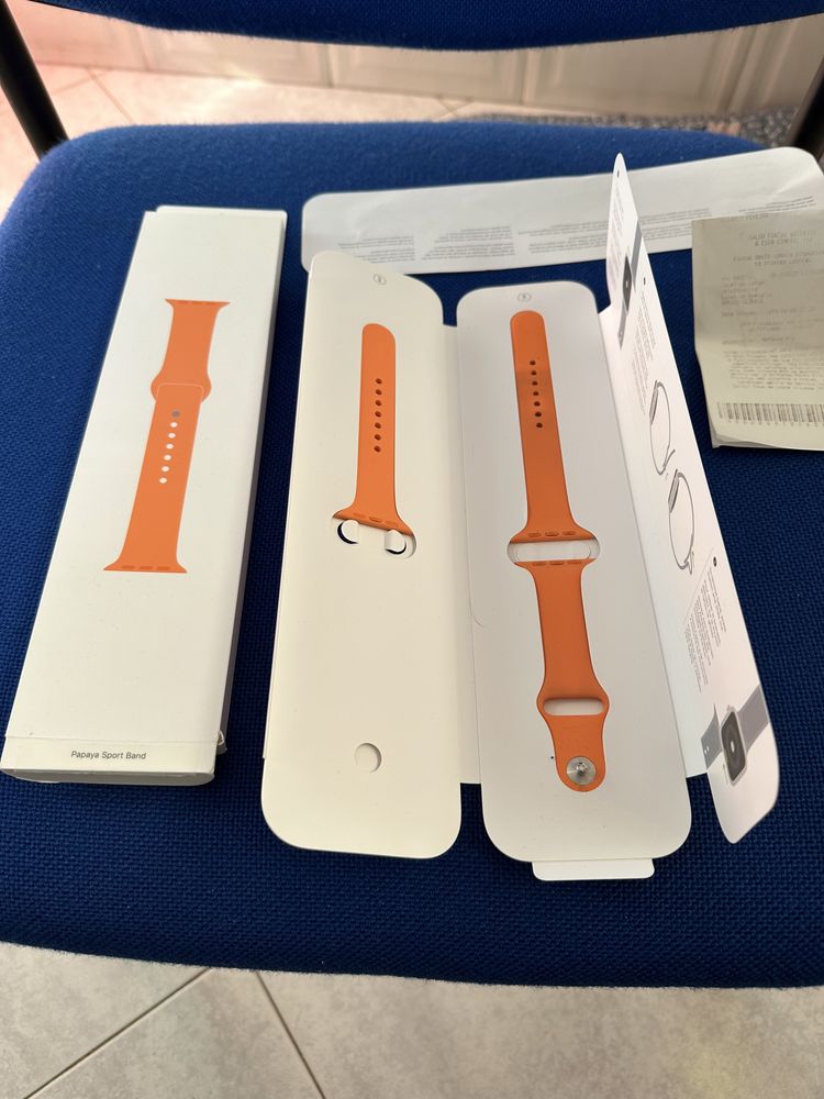 Apple Watch 40 mm pulseira laranja