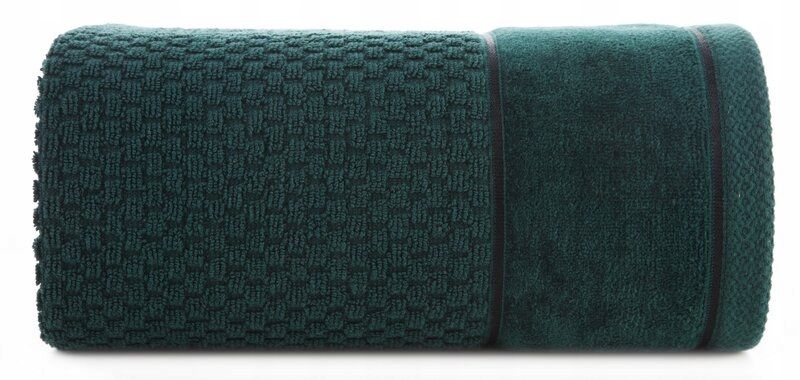 Ręcznik Frida 70x140 zielony ciemny frotte 500g/m2