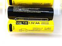 Набор аккумулятор LiitoKala USB T36  AA  4шт 2400mAh 3600mWh Original