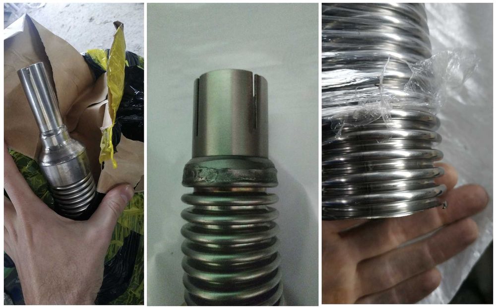 Шланг гофра для выхлопных газов генераторов,авто,рукав глушитель труба