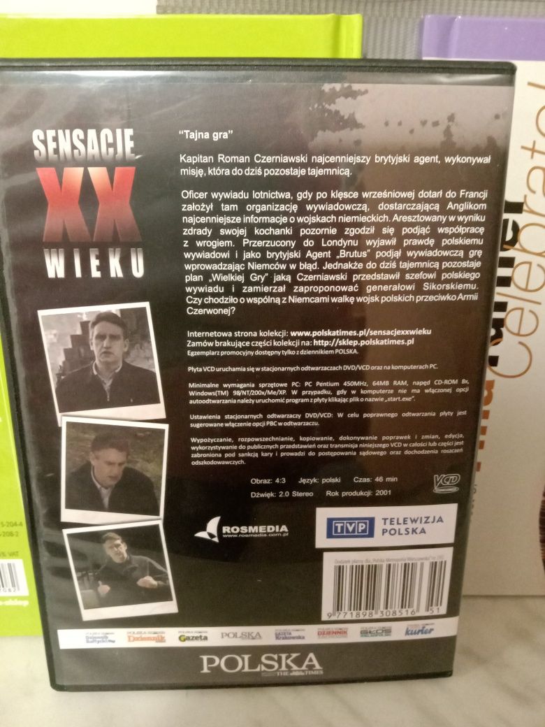 Tajna gra , Sensacje XX wieku , DVD.