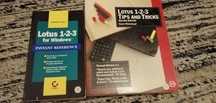 Livros Informática "Lotus 123 Tips and Tricks" e "Instant Reference"