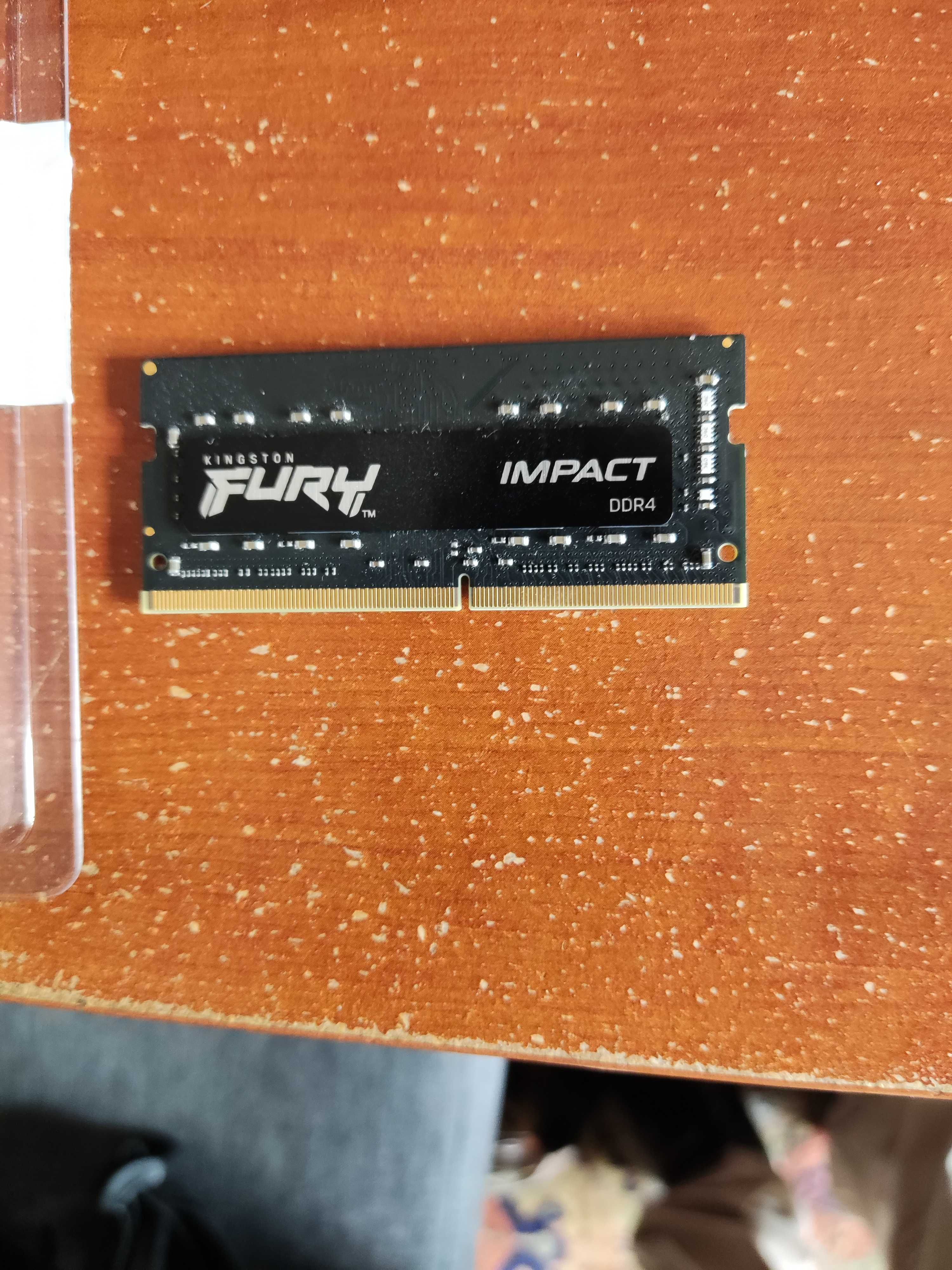 RAM 8GB - Kingston Fury Impact (DDR4 SODDIM 3200 MHZ)