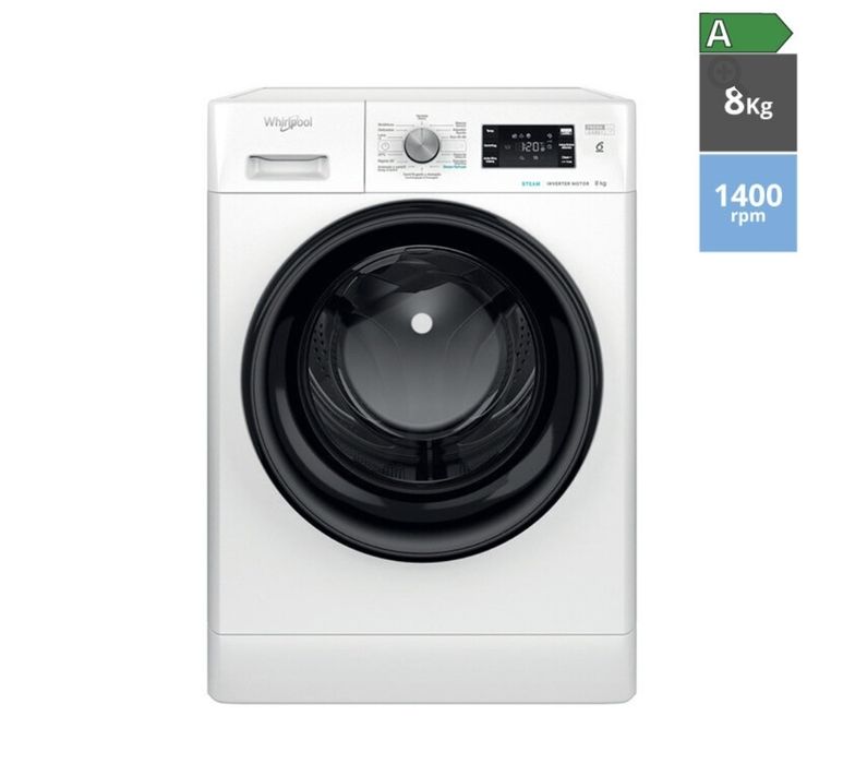 Whirlpool Série 6 – Máquina de Lavar Roupa 8 kg . Nova