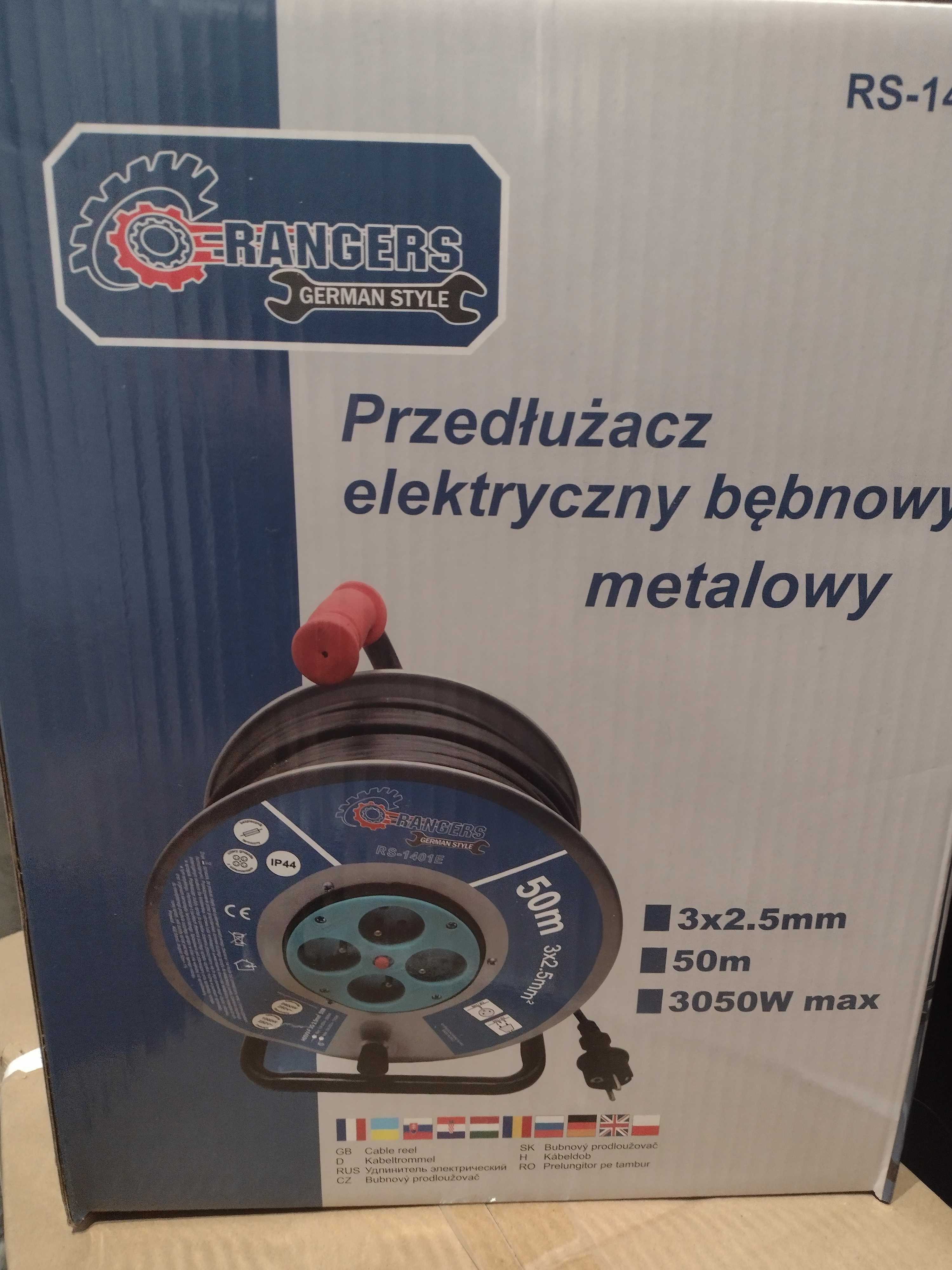 Bębnowy przedłużacz  50 metrów