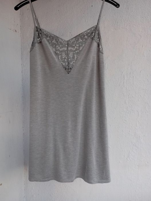 Victoria's Secret комбинация, ночная сорочка трикотажная с кружевом