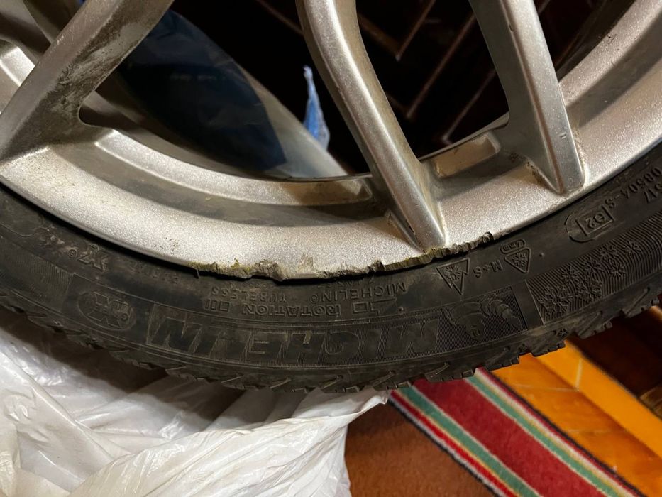 Диски с зимней резиной 5х112 r17 225/45/17 (audi a3)