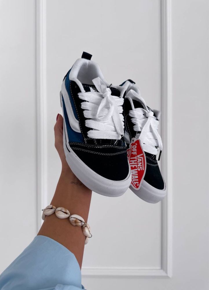 Кросівки жіночі Vans Knu Skool Black Blue 36-45