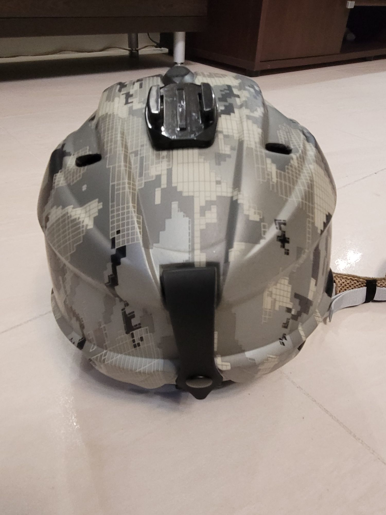 Kask Dziecięcy narciarski M 7-11 lat uchwyt na gopro