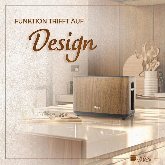 Smart-тостер BLACKVAPOR - Цифровий тостер преміум-класу (Германія)