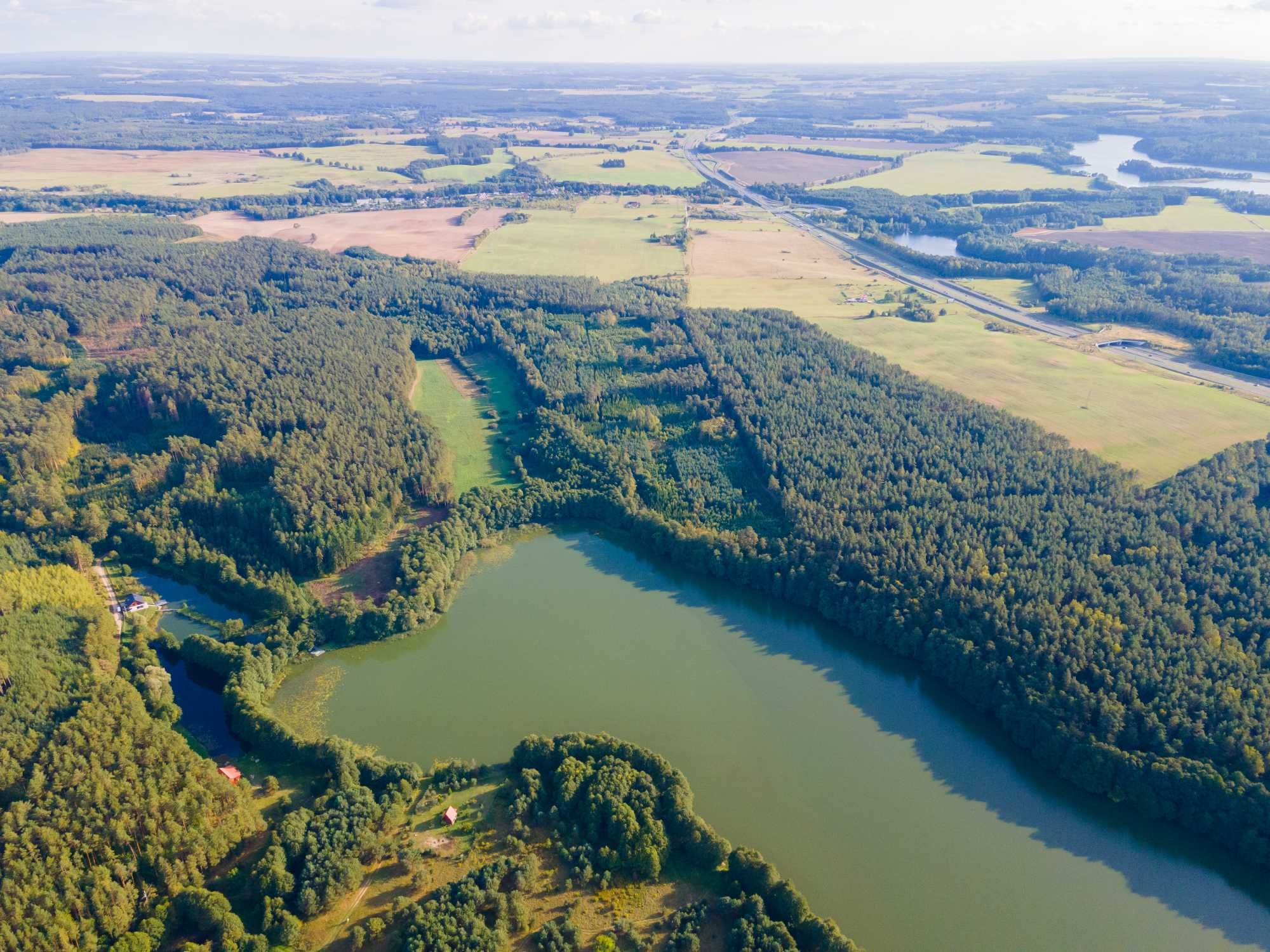 Działka nad jeziorem  Lutek Mazury