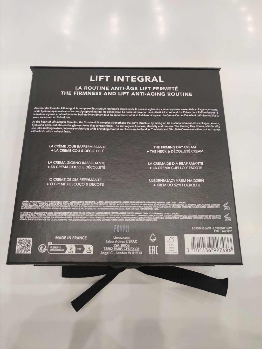 Zestaw kremów ujędrniających Lierac Lift Integral do TwarzySzyiDekoltu