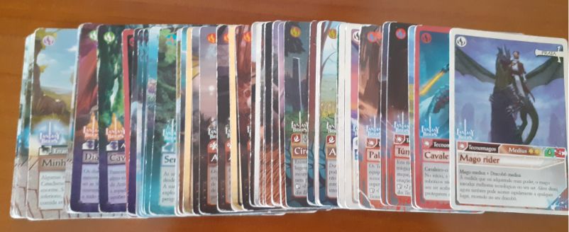 58 cartas diferentes fantasy riders