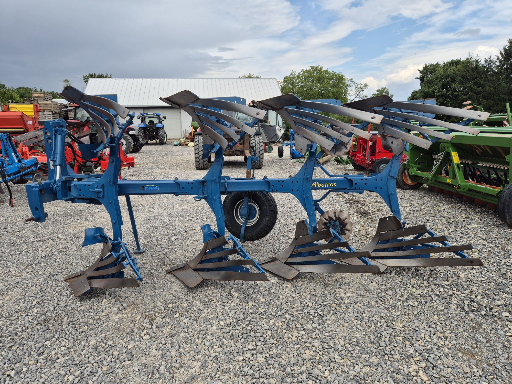 Rabe Werk Albatros 120 plug obrotowy 4 skibowy Ażurowy lemken opal