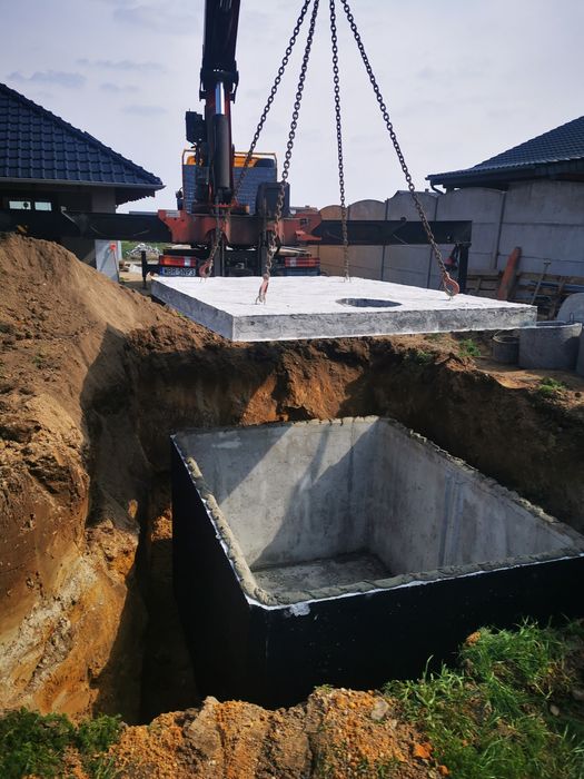 Szamba betonowe 8m3 zbiornik dwukomorowy deszczówkę gnojowice piwnice