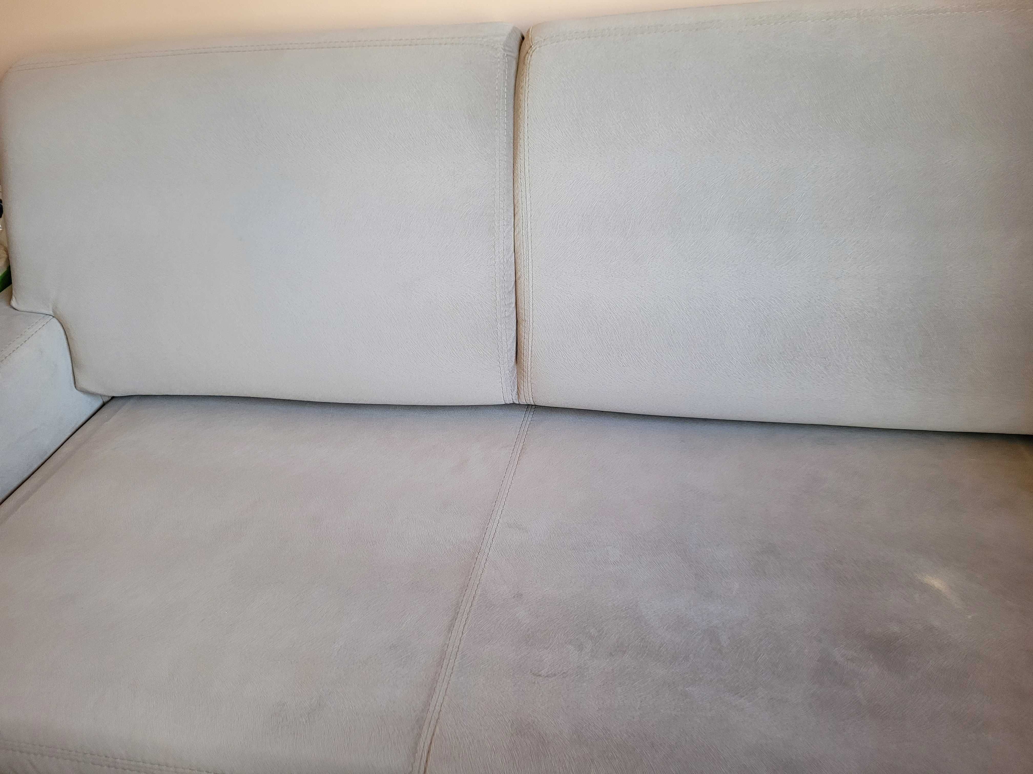 Sofa dwuosobowa szara