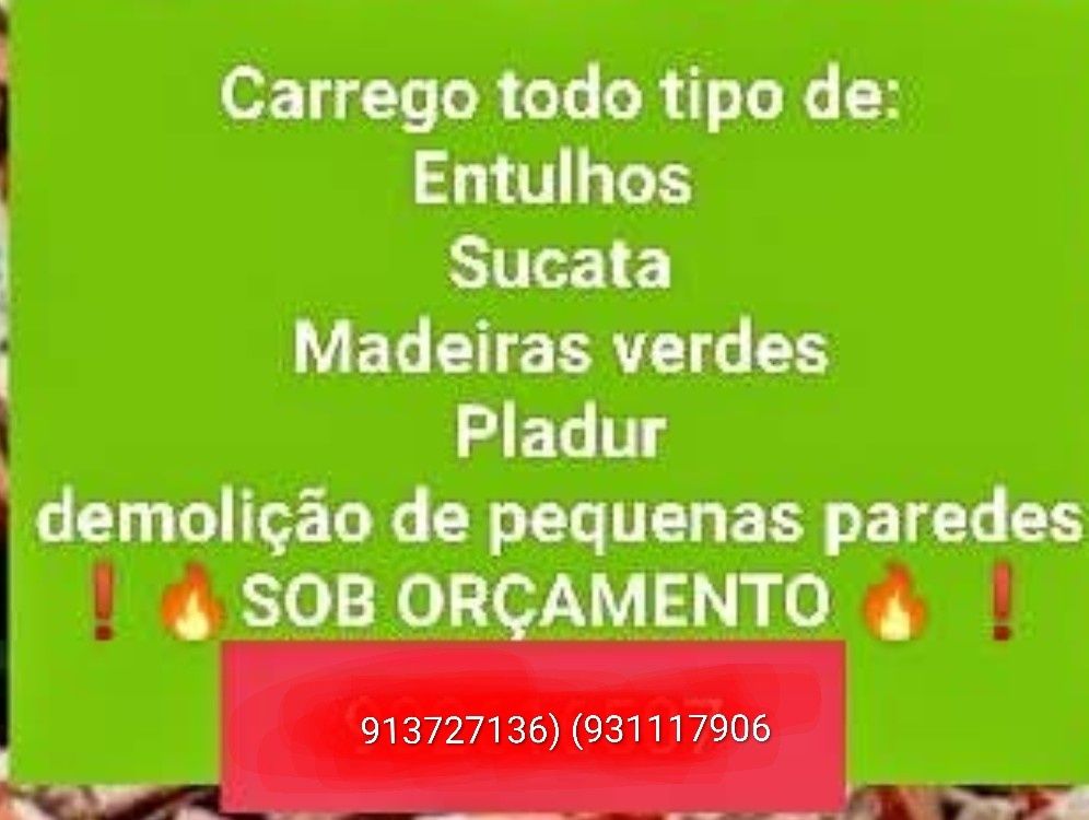 Faço todo tipo de limpezas