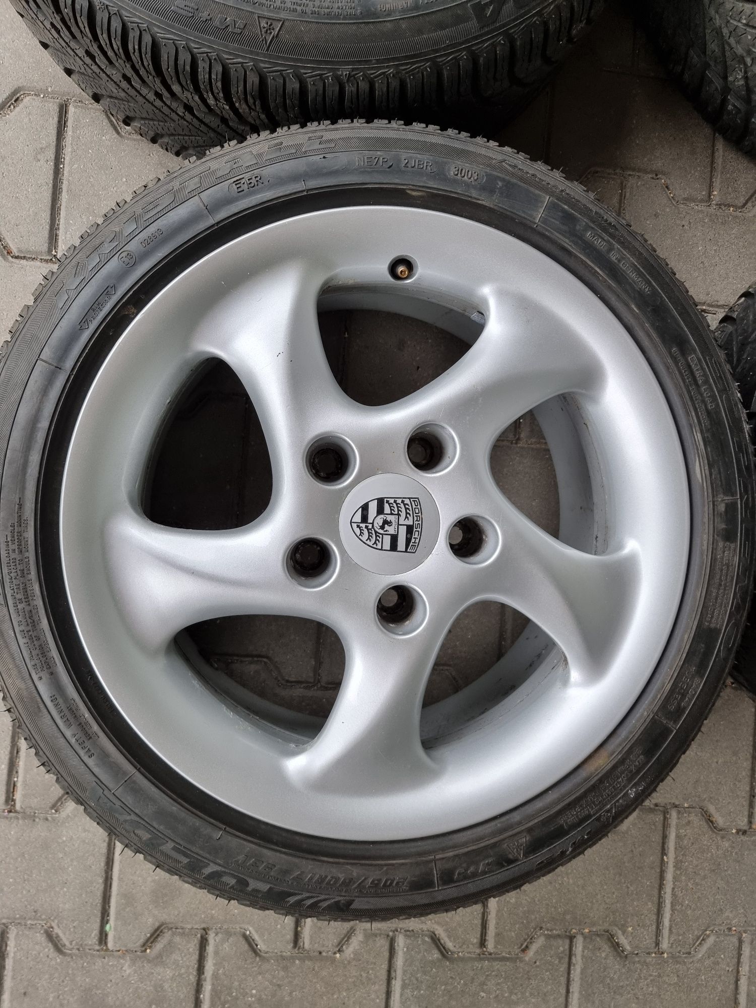 Felgi kola Porsche Turbo Twist 17" 8 i 9 szerokie ET 47 5x130