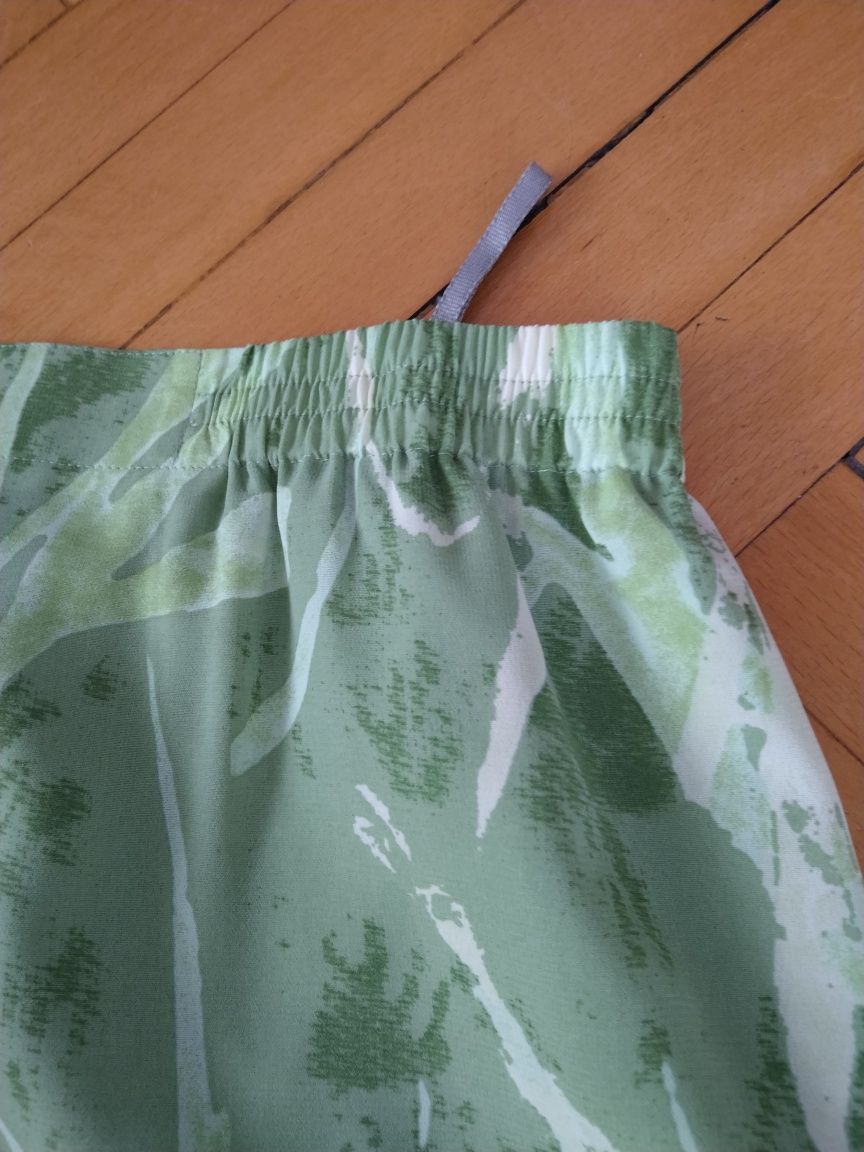 Spódnica z gumką w pasie odcienie zieleni