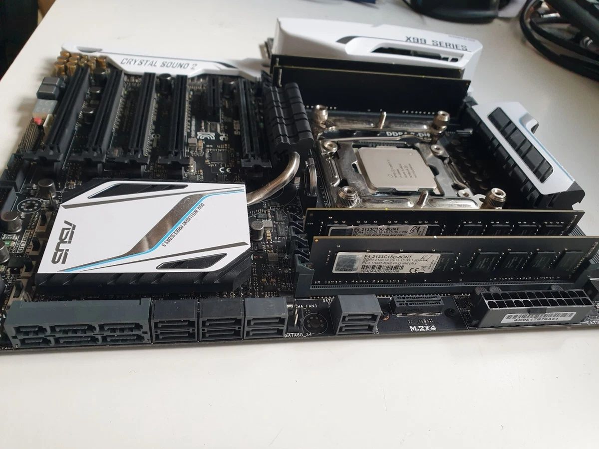 Комплект материнская плата Asus X99-S + i7 6800K + 16GB DDR4