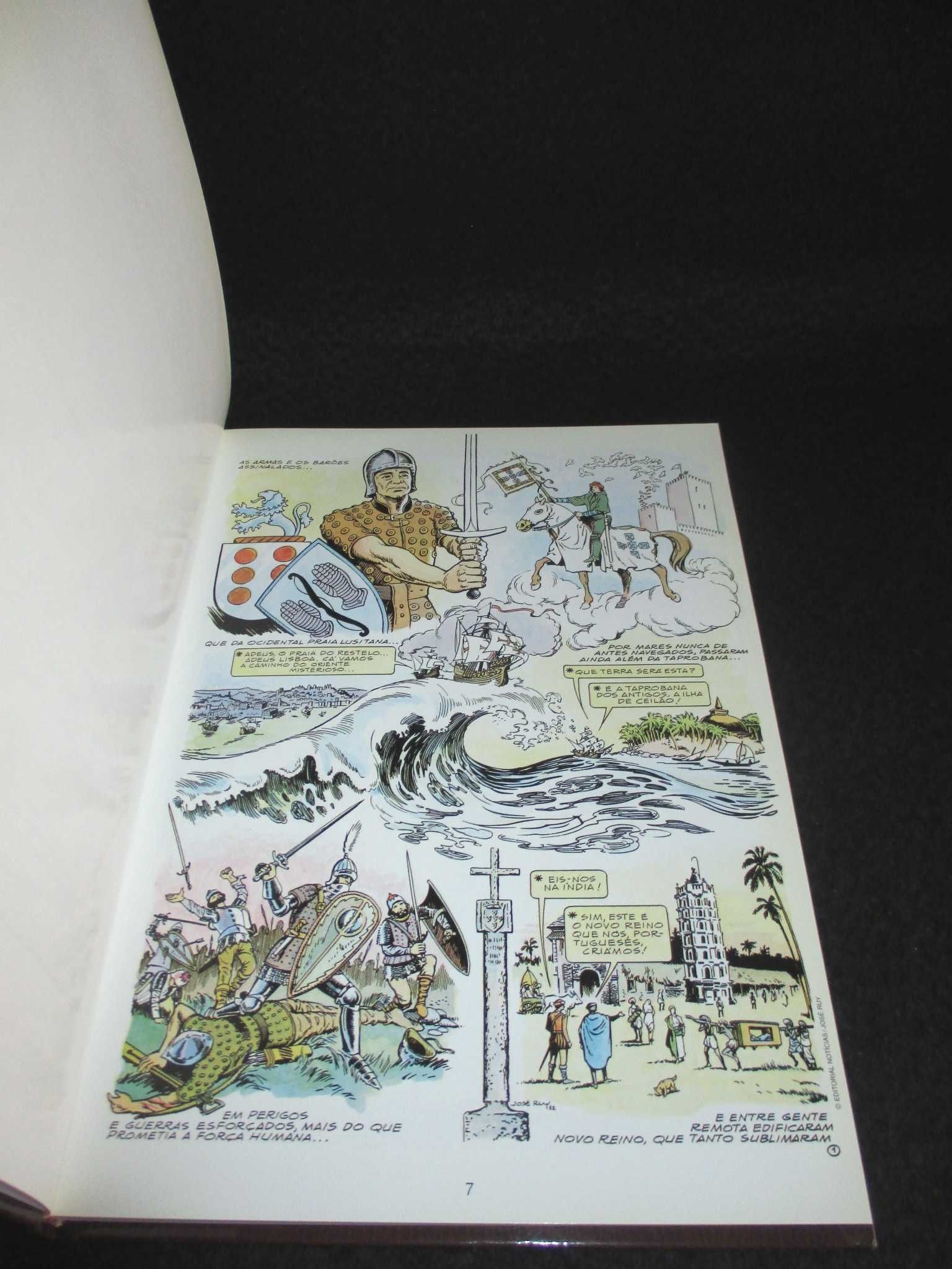 Livro Luís de Camões Os Lusíadas em BD José Ruy