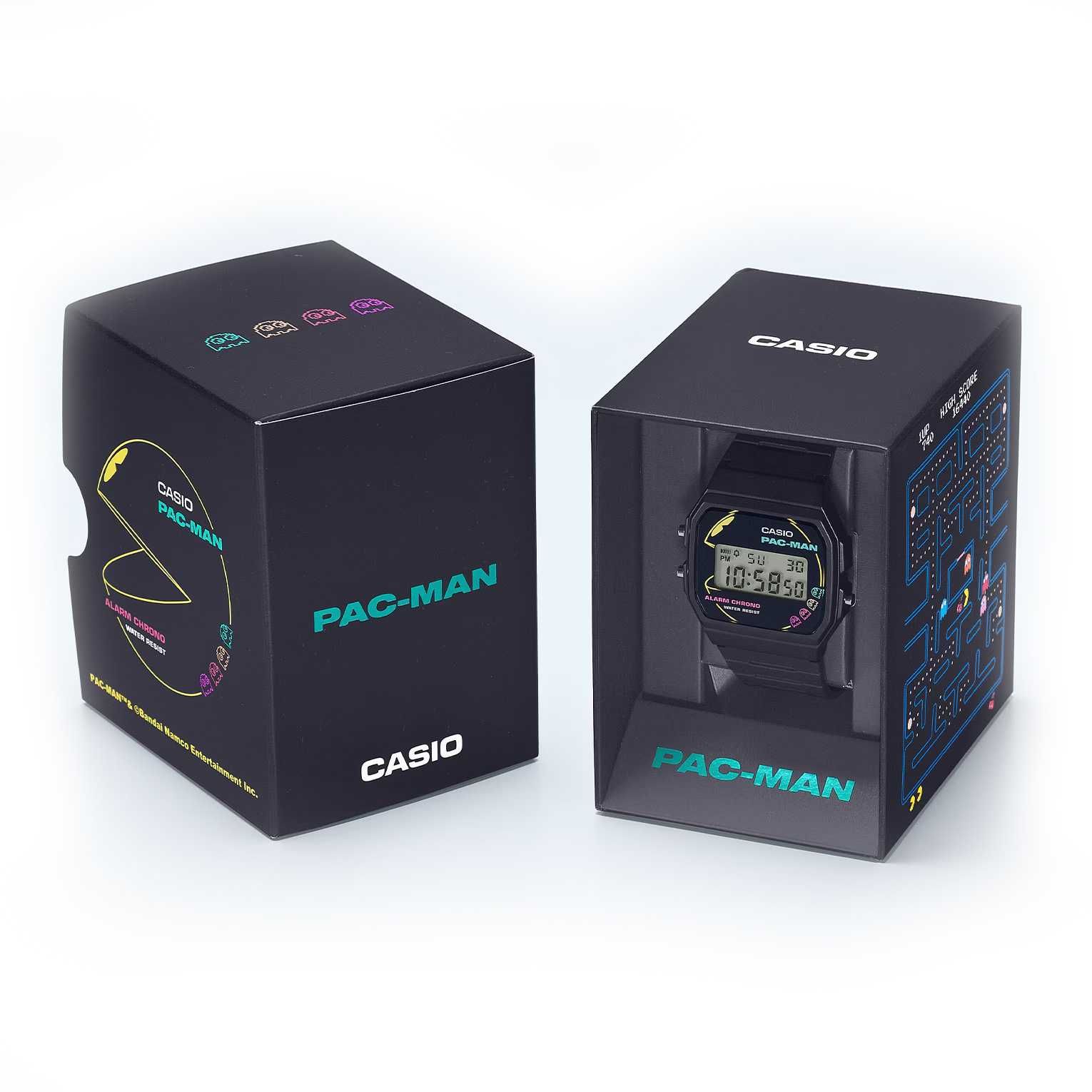 Zegarek męski CASIO F-91WPC-1ADR (zd086b) - PAC-MAN