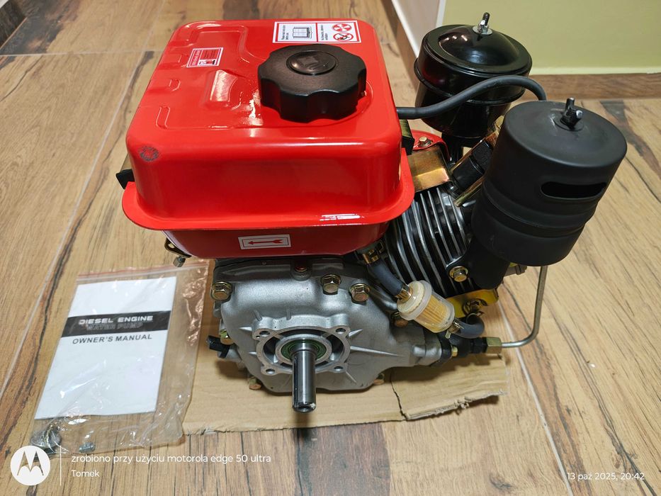 Silnik diesel 168F 3 KM nowy pojemność 196ccm zagęszczarka agregat