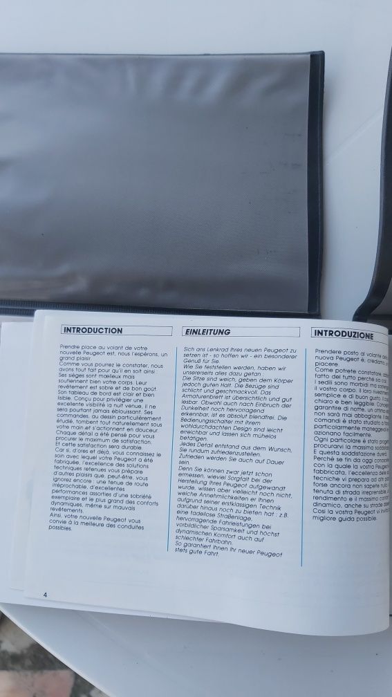Manual original de Utilizador - Peugeot 205 Oportunidade!!