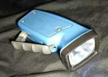 Latarka dynamo, LED, Survival, ZSRR, bez baterii
