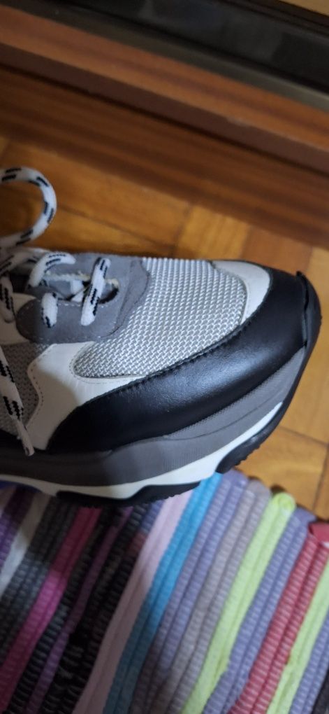 Sneackers ZAHIRA sapatilhas novas de pele
