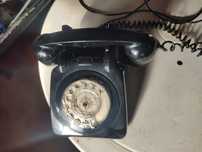 Telefone antigo de disco rotativo